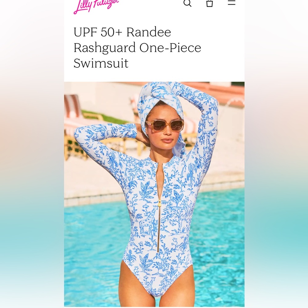 Lilly Pulitzer Randee Rashguard One Piece